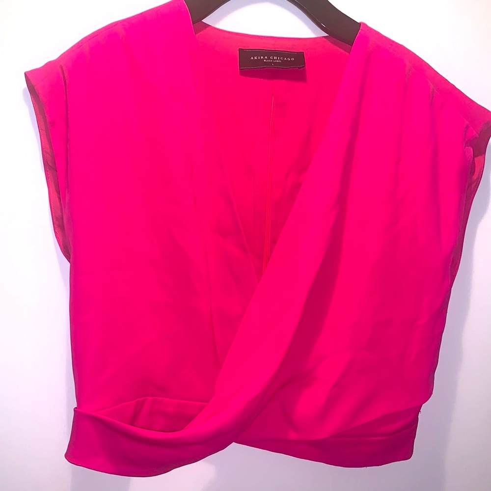 Cropped Hot Pink AKIRA Top